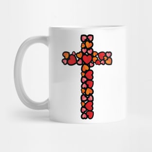 The cross is a symbol of the crucifixion of the Son of God for the sins of mankind. Mug